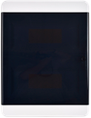 TEKFOR Корпус пластиковый ЩРН-П-24 IP41 черная прозрачная дверь IEK2