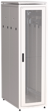ITK LINEA N Шкаф сетевой 19" 42U 600х1000мм перфорированная передняя дверь серый0