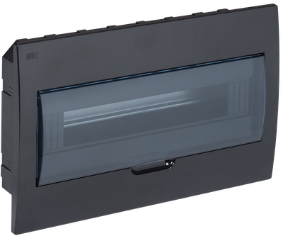 KREPTA 3 Корпус пластиковый ЩРВ-П-18 IP41 черный IEK