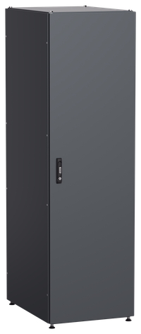 ITK Шкаф серверный 19" 42U 600х800мм одностворчатые глухие двери IP54 черный РФ