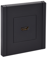FORTE&PIANO Розетка HDMI FP140 черный IEK