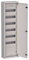 TITAN 5 Корпус металлический ЩРн-84 (1х84) 1085х310х140мм IP31 серый (одна дверь) IEK0