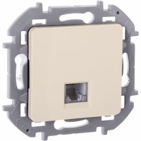 INSPIRIA Розетка телефонная RJ11 слоновая кость