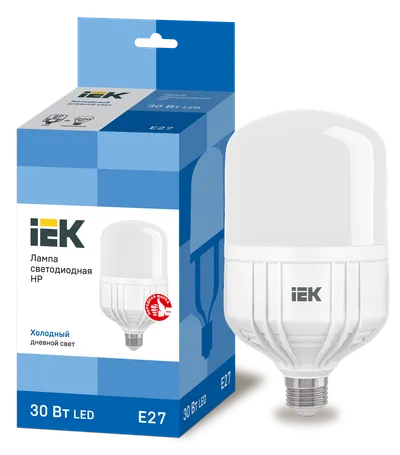 LED lamp HP 30W 230V 6500k E27 IEK