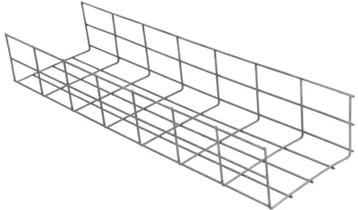 Wire trays are designed for laying power and information cables inside buildings and structures. Most often used under false ceilings.
A distinctive feature of cable laying using wire trays is the ease of installation using a minimum number of accessories, as well as excellent ventilation of the laid cable route, which reduces the possibility of overheating.