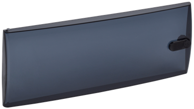 TEKFOR Дверца для корпуса пластикового ЩРН(В)-П-12 IP41 черная прозрачная IEK