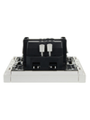 FORTE&PIANO Выключатель 1-клавишный проходной с индикацией 10А FP204 белый IEK2