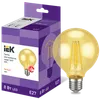 Лампа светодиодная G95 шар золото 8Вт 230В 2700К E27 серия 360° IEK0