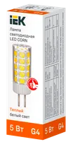 LED lamp CORN 5W 12V 3000K G4 IEK2