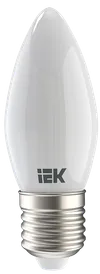 Лампа светодиодная C35 свеча матовая 7Вт 230В 4000К E27 серия 360° IEK1