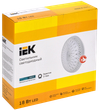 Светильник светодиодный ДПБ 2008 18Вт IP20 4000К круг белый IEK1