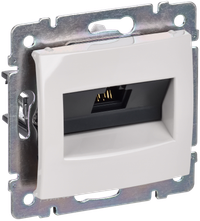 VALENA DIY Розетка компьютерная RJ45 категория 5Е UTP с захватами белый