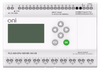 PLC 430 CPU module 16 DI 10 RO 220V AC with ONI screen6