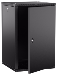 ITK LINEA W Шкаф настенный 18U 600х600мм дверь металл черный 2.0