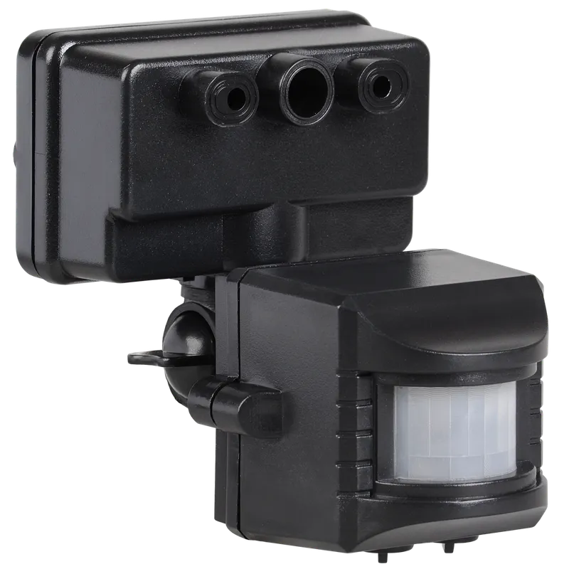 Motion Sensor DD 019 black , max. loading 1100W, observation angle 120degree, Lampe 12m, IP44, IEK