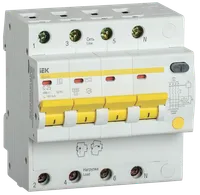 KARAT Differential circuit breaker AD14S 4P 25A 100mA type AC IEK