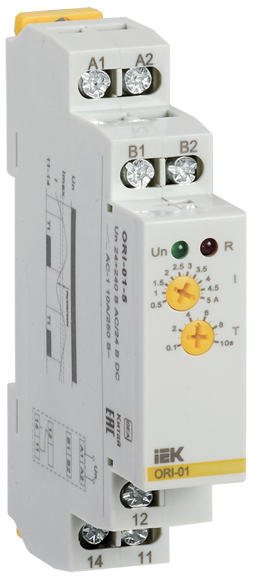 Реле контроля тока ORI 0,5-5А 24-240В AC/24В DC IEK