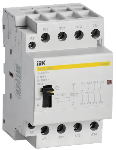 Modular contactor with manual operation KM25-40MR AC KARAT IEK