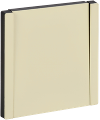 FORTE&PIANO Выключатель 1-клавишный проходной 10А FP803M металл серый сланец IEK