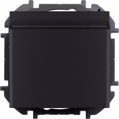 Inspiria switch Card 6a without delay in shutdown Carecated mount IEK Anthracite