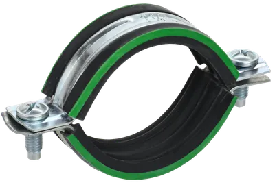 ELASTA Two-component metal clamp with rubber seal d=20-24mm IEK
