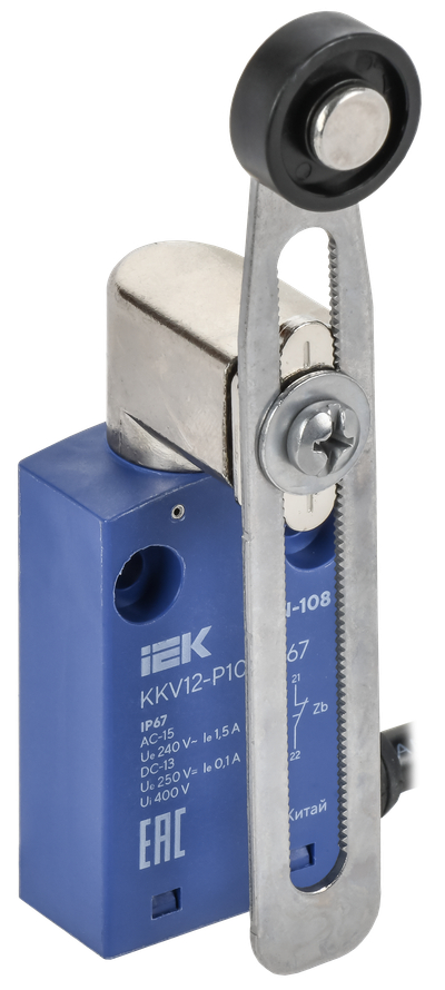 Выключатель концевой C6N-108 регулируемый рычаг с роликом IP67 IEK
