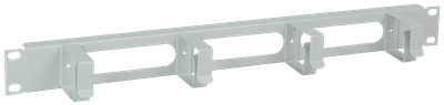 ITK Кабельный органайзер 19" 1U 4 кольца, серый