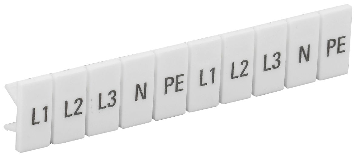 Маркеры для КПИ-2,5мм2 с символами "L1, L2, L3, N, PE" IEK (YZN11M-002-K00-A)