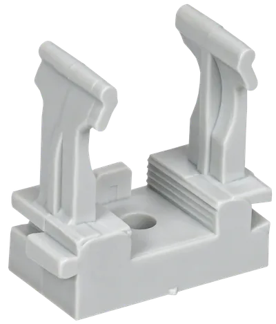 The CFM nail holder is used to fasten plastic pipes to the surface of walls, ceilings, floors and partitions. Clips for mounting gun are a new level of convenience, simplicity and reliability of installation of cable lines. Thanks to the use of a mounting gun, the mounting speed is increased several times.