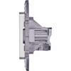 INSPIRIA Розетка компьютерная RJ45 категория 5Е UTP алюминий5