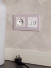 BRITE Рамка 2-местная РУ-2-2-Бр стекло розовый матовый IEK6