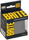 BRITE Выключатель карточный 30А ВС10-1-8-БрТБ темная бронза IEK1