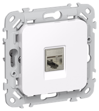 FLITE Розетка компьютерная RJ45 категория 6 STP РК6-1-1-ФлБ белый IEK