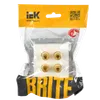 BRITE Audio socket 4-gang RA10-BrB white IEK1