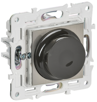 SKANDY Светорегулятор поворотный 600Вт SK-D01N металл никель IEK