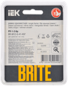 BRITE Рамка 1-местная РУ-1-2-Бр стекло дымчатый RE IEK2
