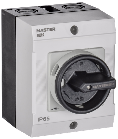 Переключатель кулачковый в боксе закрытая рукоятка 10А схема 69 IEK