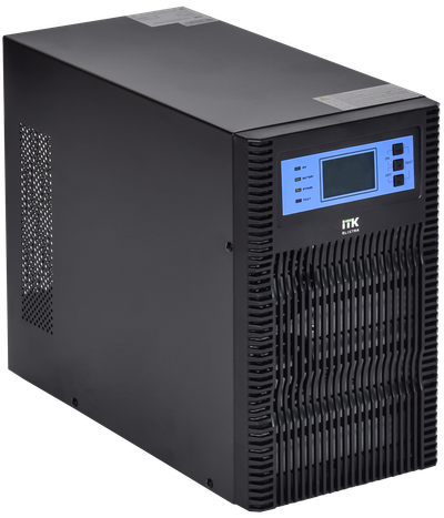 ITK ELECTRA OT ИБП однофазный онлайн 3кВА/3кВт LCD дисплей 72VDC 4хС13 с АКБ 6х7AH USB EPO RS232 SNMP слот Tower
