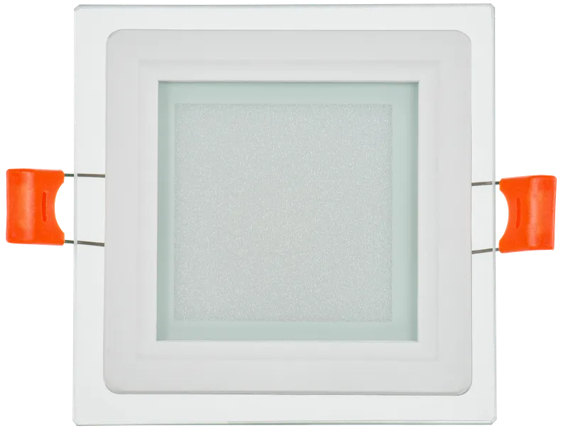 LIGHTING Светильник светодиодный ДВО 1623 со стеклом квадрат 6Вт 4000К IP20 IEK