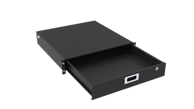 ITK Ящик выдвижной 19" 2U 460мм черный РФ