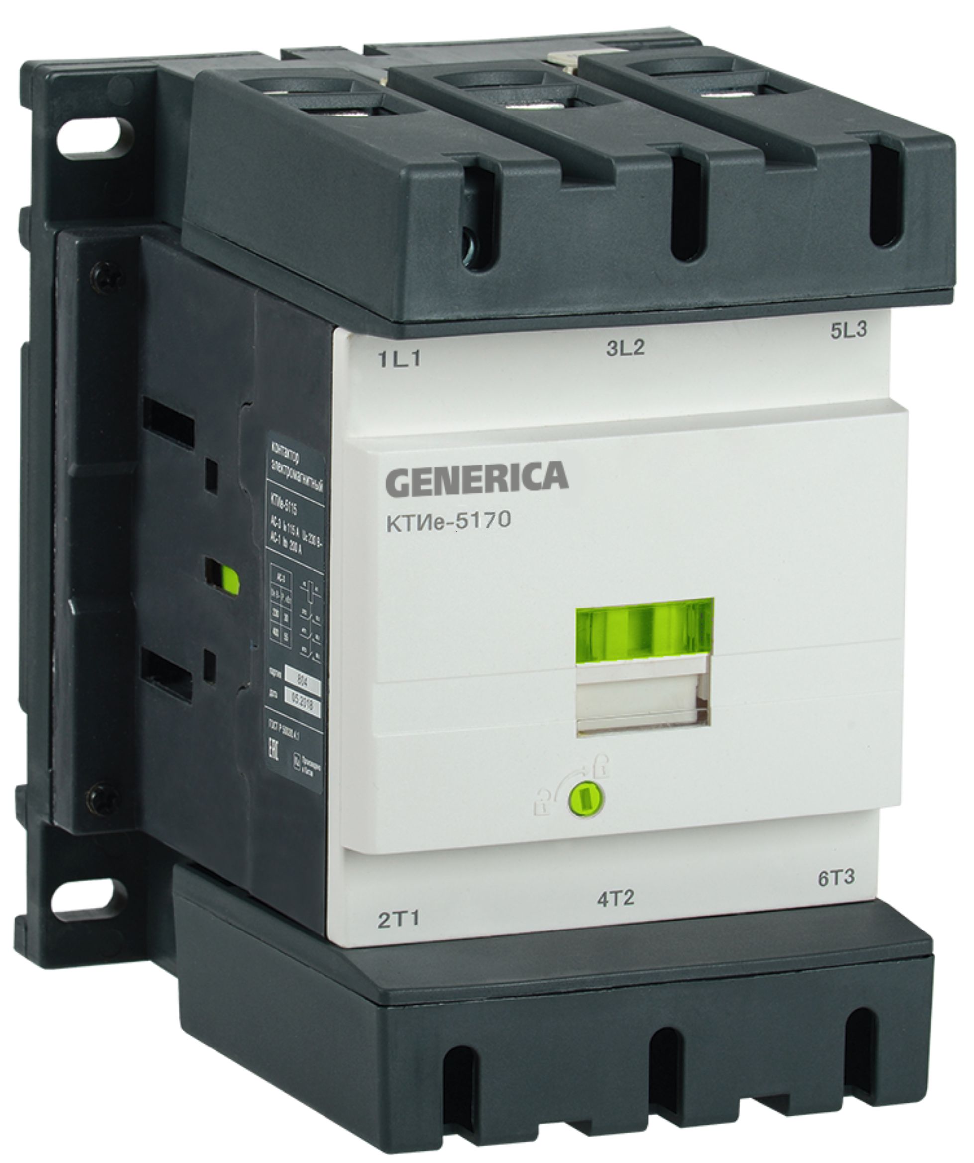 Контактор КТИе-5170 170А 230В/АС3 GENERICA (KKTE50-170-230-10)