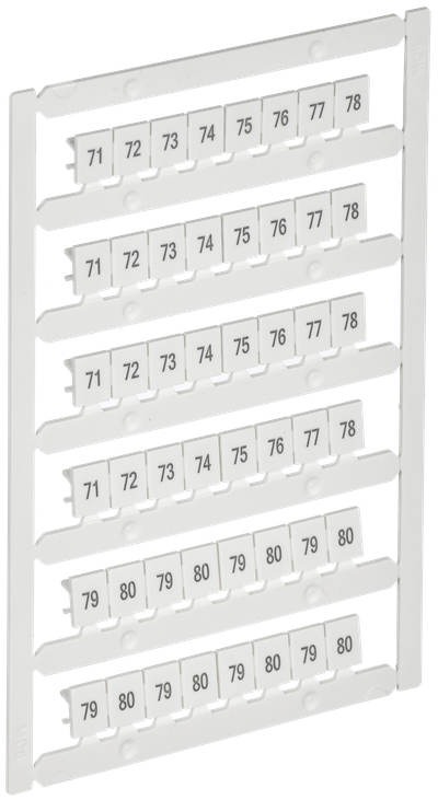 ARMAFIX Маркер для CTS 6мм2/CP 10мм2 "71-80" IEK