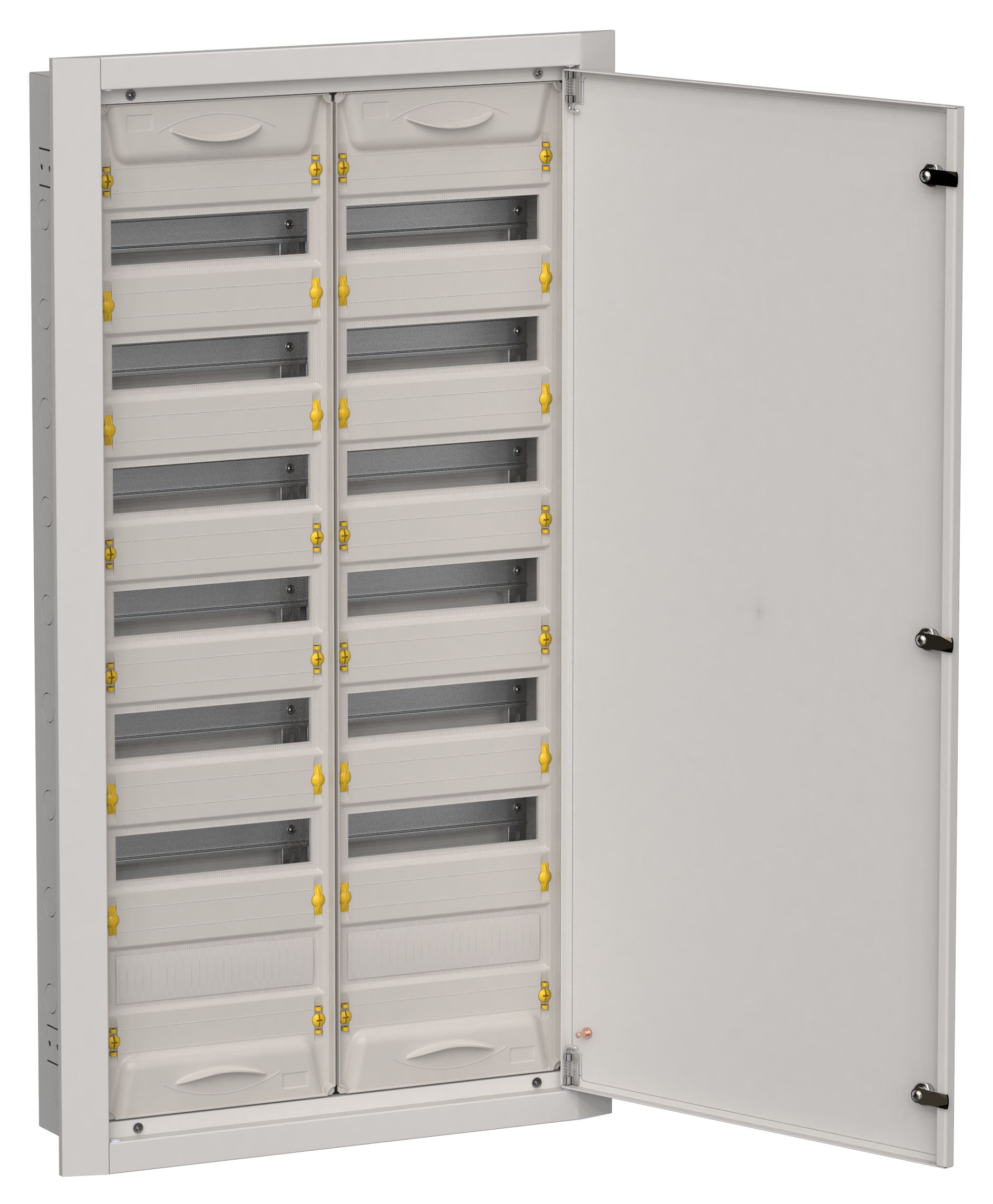 TITAN 5 Корпус металлический ЩРв-168 (2х84) 1130х625х130мм IP31 серый (одна дверь) IEK (TI5-50-V-2X084-31-7035)