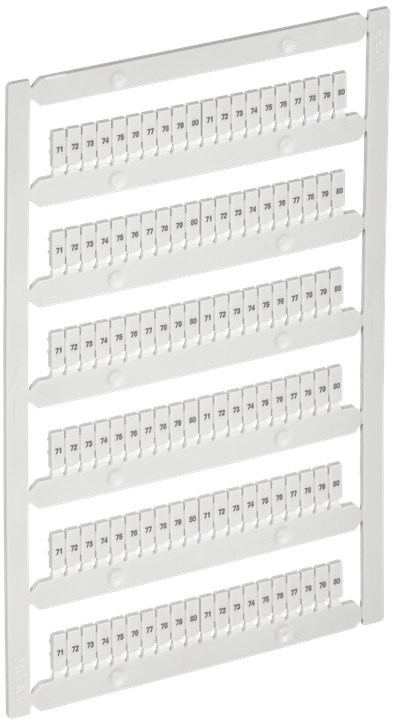 ARMAFIX Маркер для CP 1,5мм2 с символами "71-80" IEK