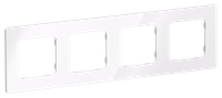 FLITE Рамка 4-местная РУ-4-К-ФлБ белый IEK