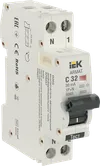 ARMAT Автоматический выключатель дифференциального тока B06S 1P+NP C32 30мА тип A (18мм) IEK0