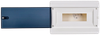 UNION Compact Корпус пластиковый ЩРВ-П-12 IP41 черная прозрачная дверь IEK3