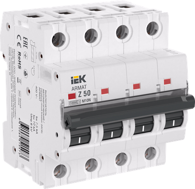 ARMAT Автоматический выключатель M10N 4P Z 50А IEK