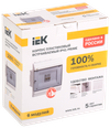 PRIME Корпус пластиковый ЩРВ-П-6 модулей встраиваемый белый IP41 IEK1