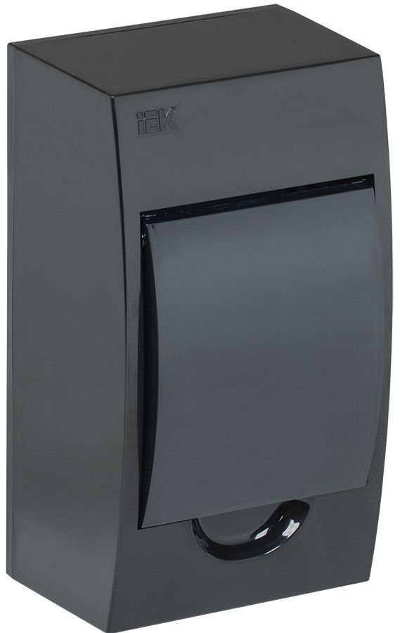 KREPTA 3 Корпус пластиковый ЩРН-П-4 IP41 черный IEK (MKP12-N-04-41-K02)